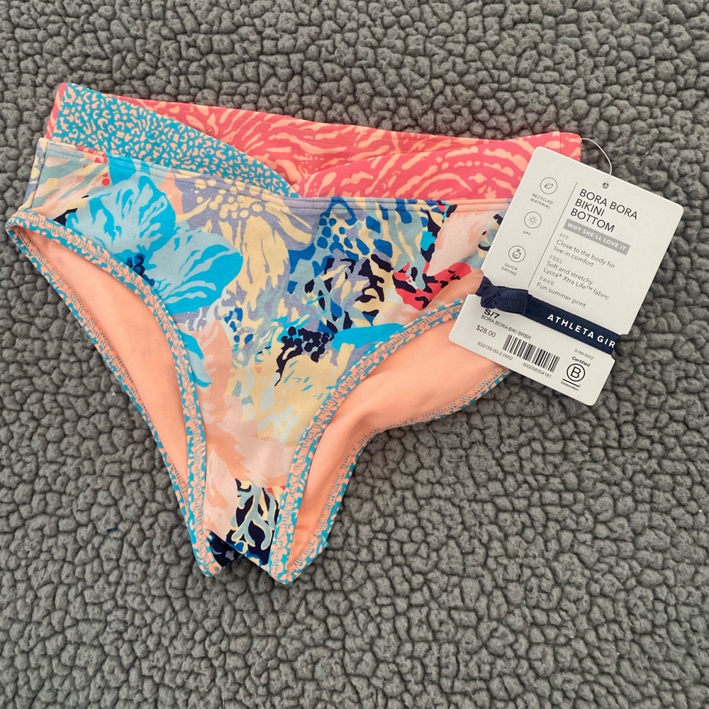 NWT Athleta girl Bikini bottoms